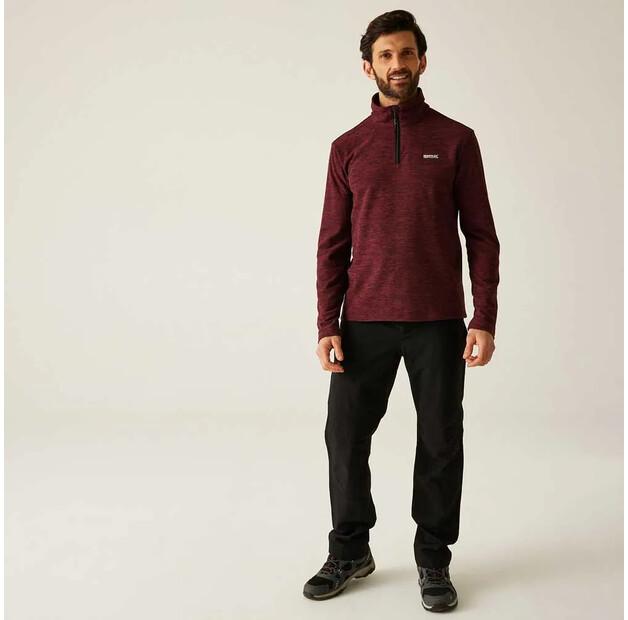 Regatta Fleece Jacket with Half-zip Thompson Marl