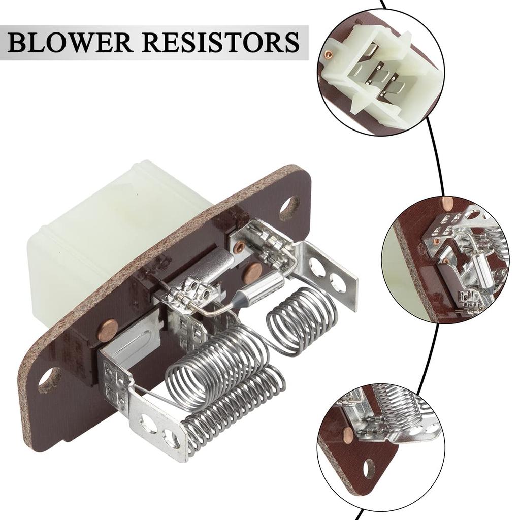 HVAC Blower Motor Resistor Replaces YH-1697 Fit For Ford 1997-2014 E150 E250, 1997- E350, 2000-2005 Excursion, 1999-2007 F250 F350 F450 F550 Super
