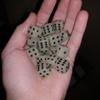 10Pcs Luminous-Dices Set Glow in The Dark Dices Set 14/16mm 6 Sided Dices Cubes