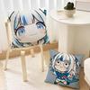 Cute Gawr Gura Vtuber Q Version kawaii cushion cover For Bedroom Car Coffee Shop Soft Living Room Sofa Decorative Pillow Case