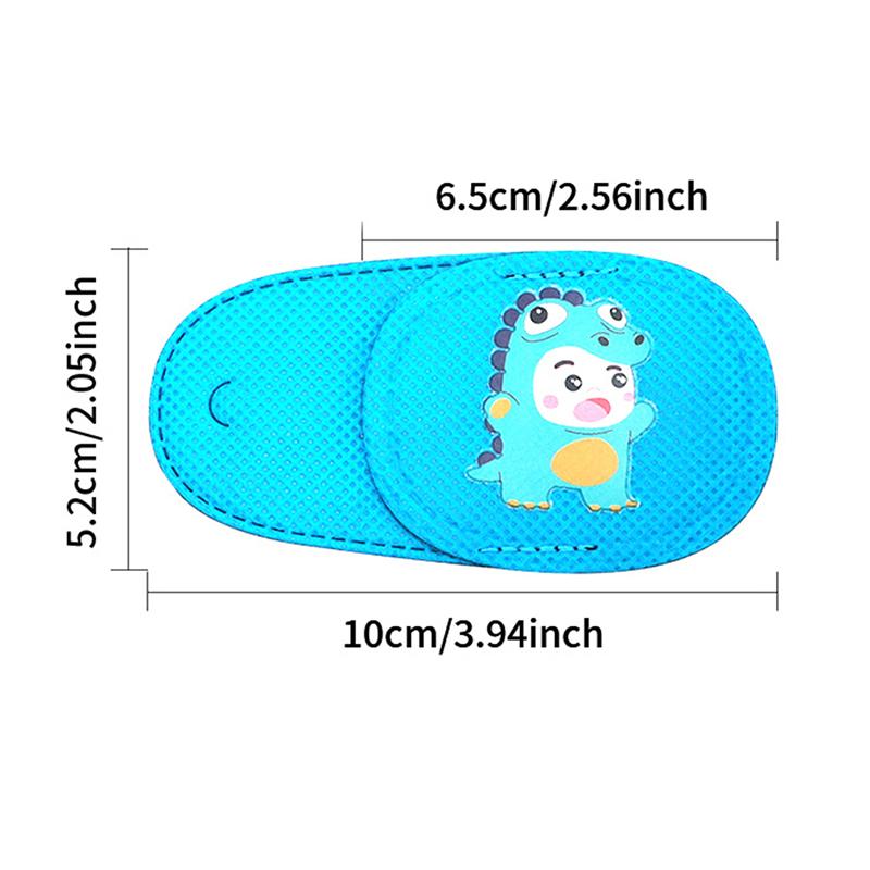 6 Stück Kinder Gesundheitswesen Kinder Kind Okklusion Medizinischer Faulenzer Augenklappe Augenabdeckung Für Kinder Schielen Behandlung Sehpflege Set