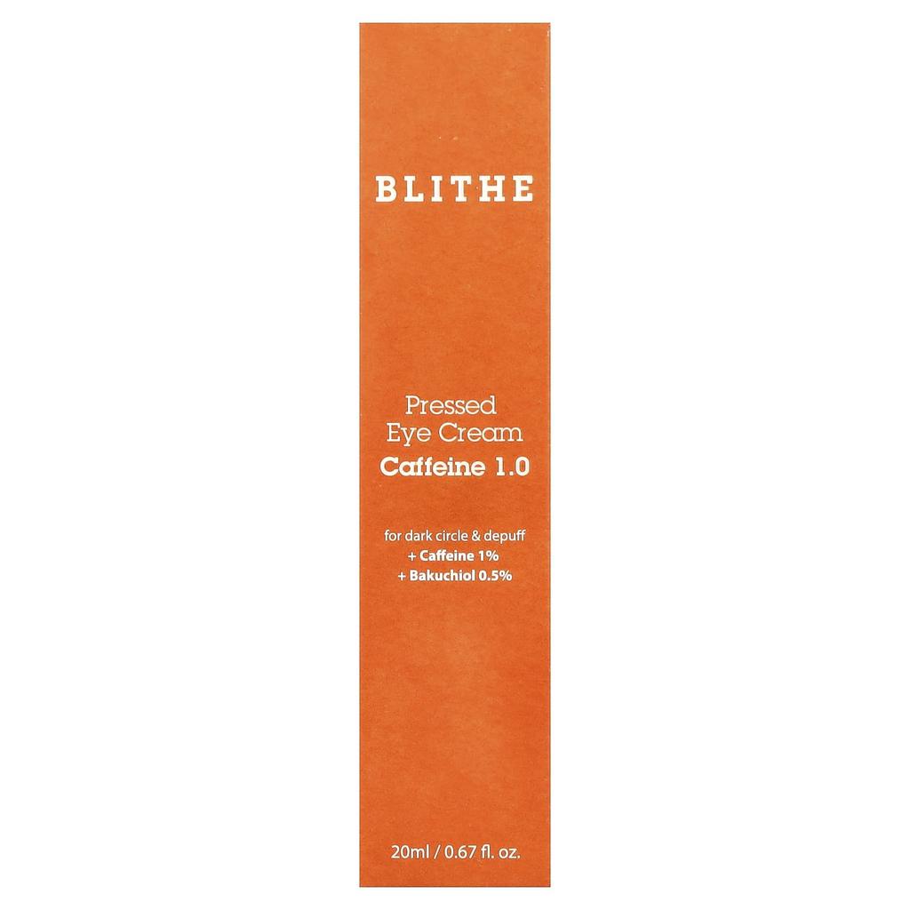 Blithe, Pressed Eye Cream, Caffeine 1.0, 20ml (0.67 fl oz)