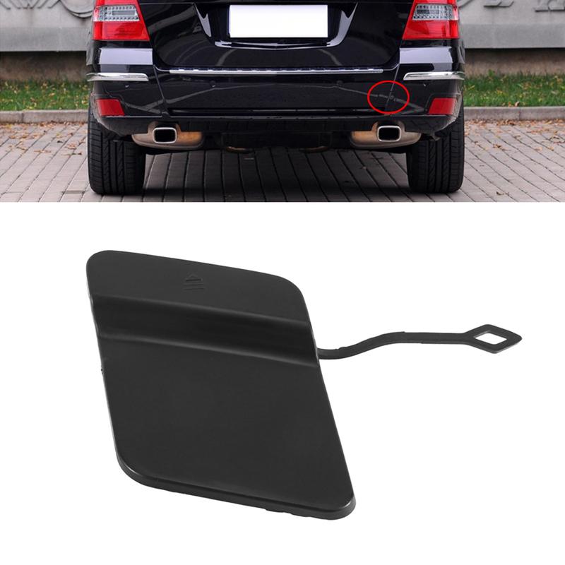 Black Rear Bumper Tow Hook Eye Cover Cap for Mercedes-Benz X204 GLK300 GLK350 2010 2011 2012 2048853223