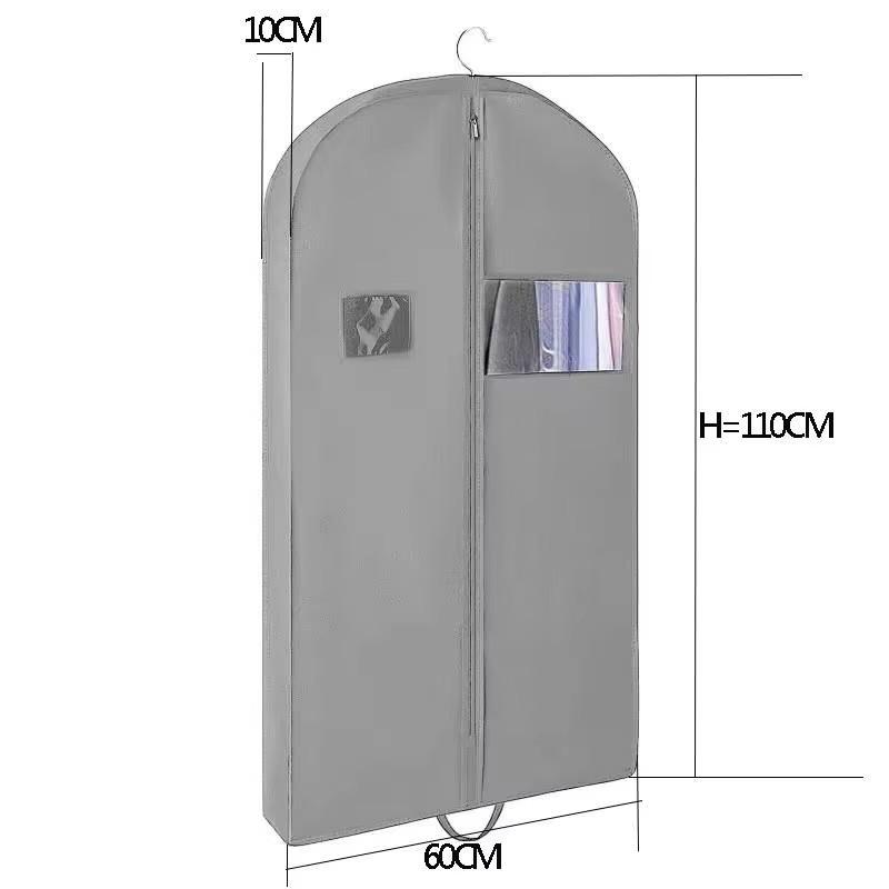 Lightweight Dustproof Non-woven Wardrobe Storage Clothes Bag Men's Suit Bag Suit Cover Isolate Static Electricity