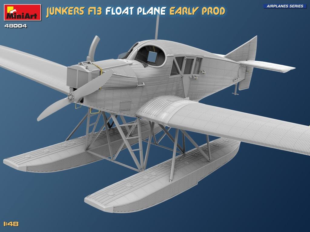 MiniArt MA Junkers Seaplane Early Model Plastic Model Kit MA48004 1/48 F-13 (Airplane)