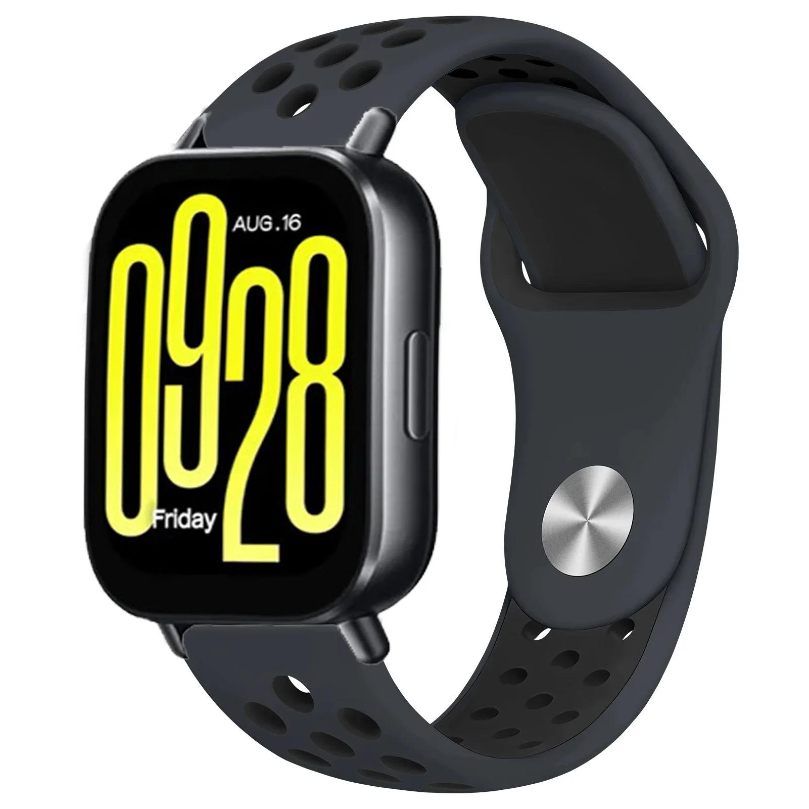 

22mm 20mm Silicone Strap For Redmi Watch 5 Active/Lite Sports Breathable Bracelet Wristband For Huawei Watch GT5-4-3-2 Pro Belt Redmi Watch 5 Lite