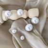925 Silver Retro Pearl Earrings - Classic Japanese & Korean Style