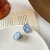 Irregular Geometric Clip On Earrings For Women Non Pierced Candy Color Resin Jewelry  Ear Cuff Earring Daily Accessories