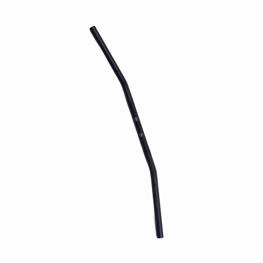 22mm Diameter Aluminum Alloy Retro Motorcycle Modified Handlebar Flat (Matte Black)