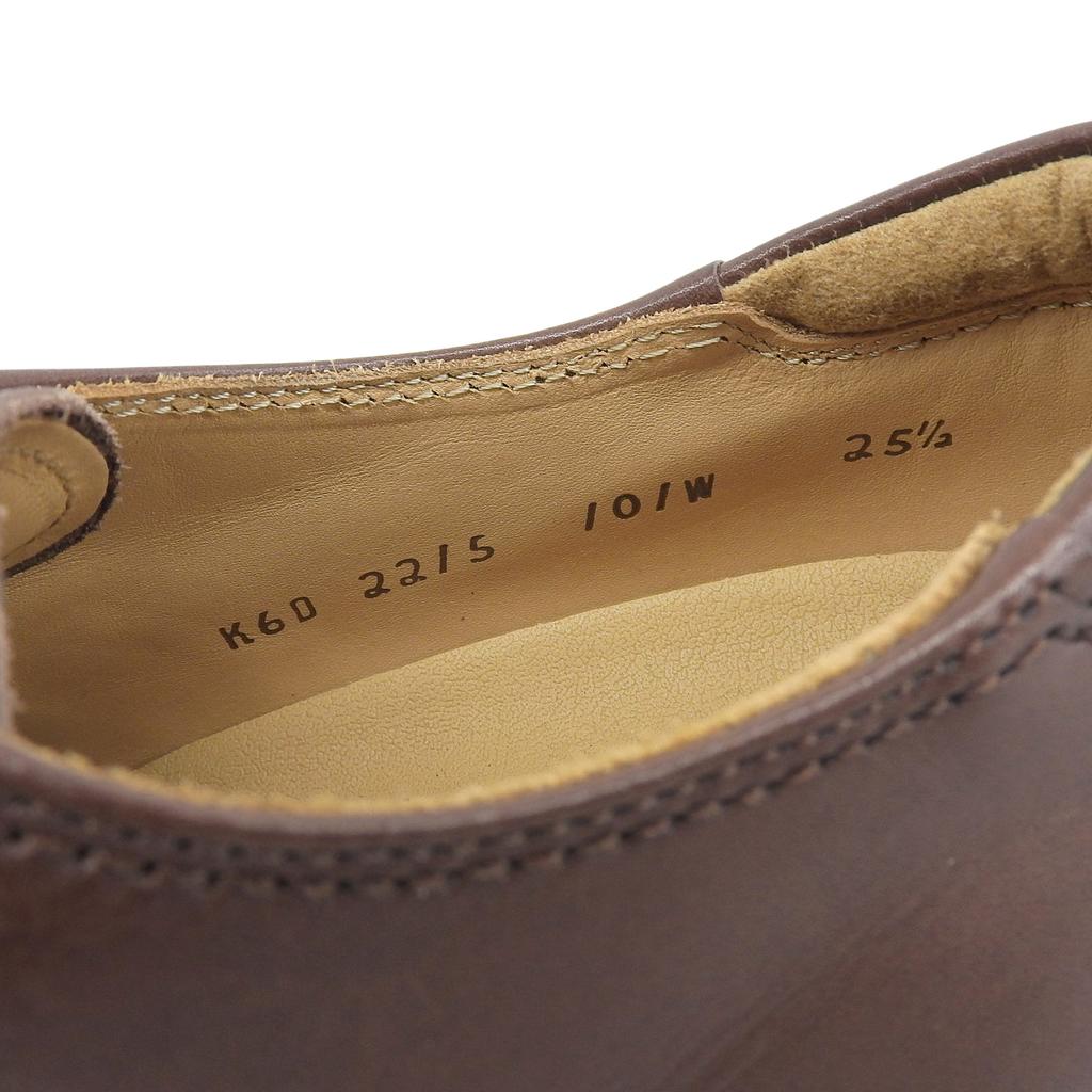 Makellose REGAL WALKER Lederschuhe Braunes Leder Herren 25.5 101W AH Gebraucht