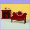 Wooden Dollhouse Miniature Furniture Set For Diy Collectors Home Decor