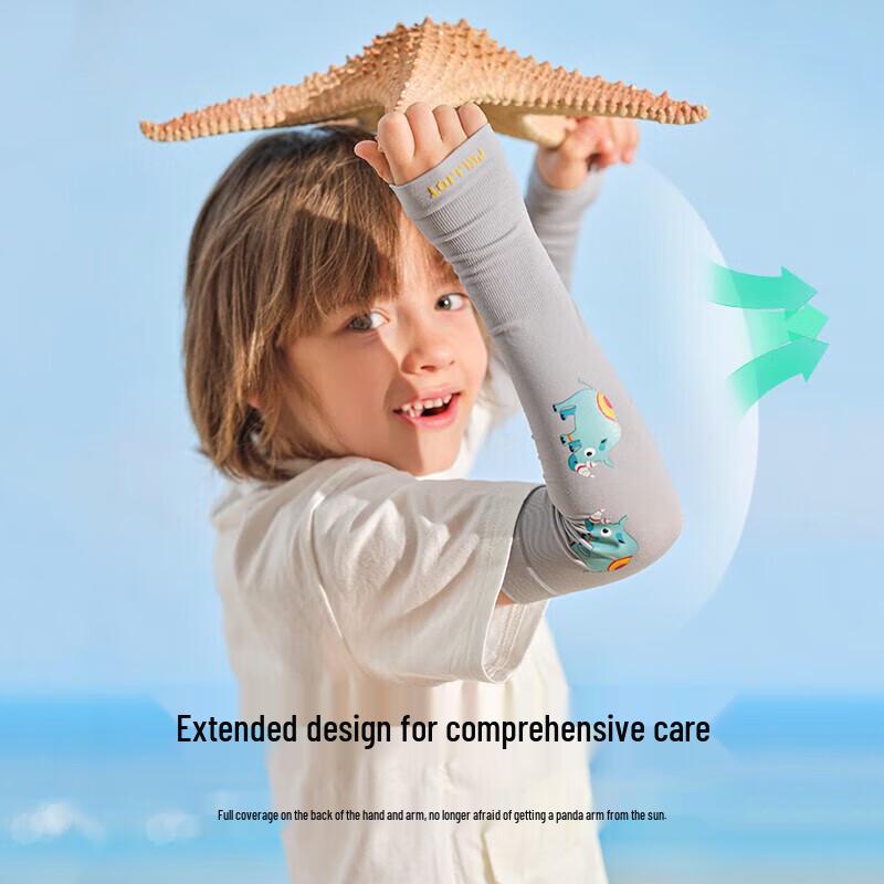Pelliot Kids Cartoon Print Sun Protection Arm Sleeves
