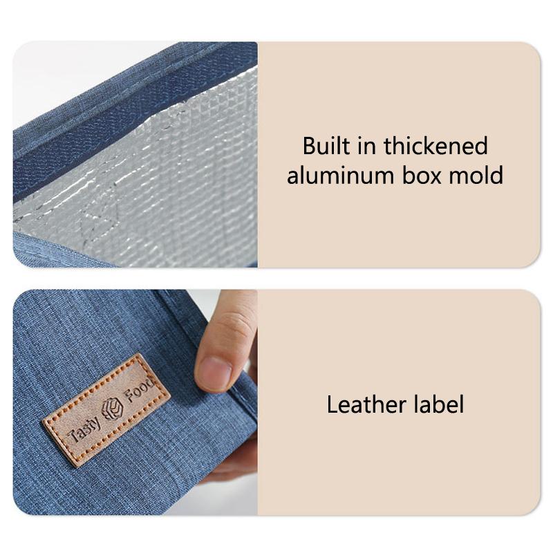 Lunch Bag For Women & Men Adult Insulated Lunch Box, Small Leakproof Cooler Food Lunch Containers Reusable High Capacity