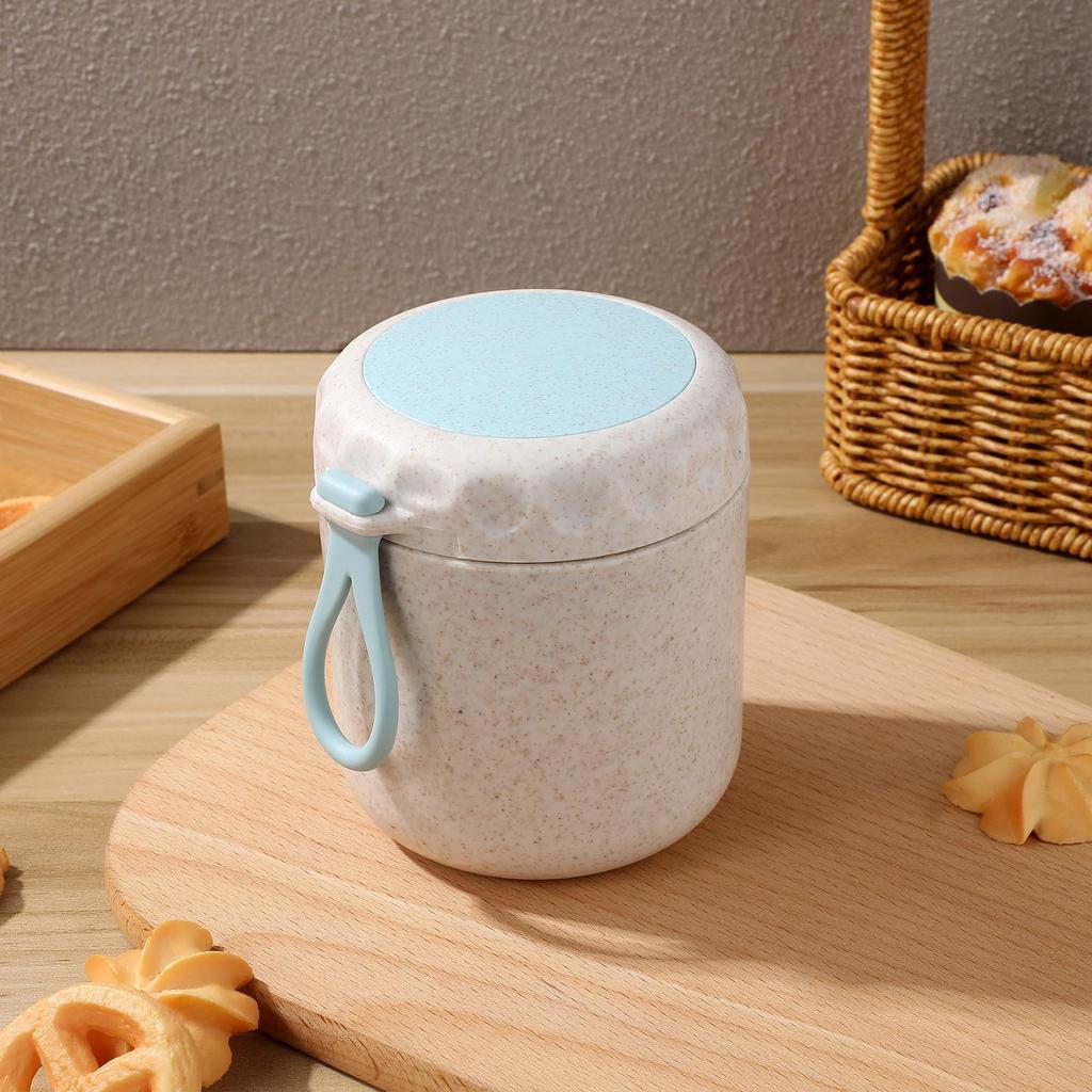 OUNONA Insulated Lunch Soup Soup Microwave 380ml Includes Nordic Cute Soup Perfect for Office or School Jar, Jar, Cup, Safe, Leak-Proof, Capacity,