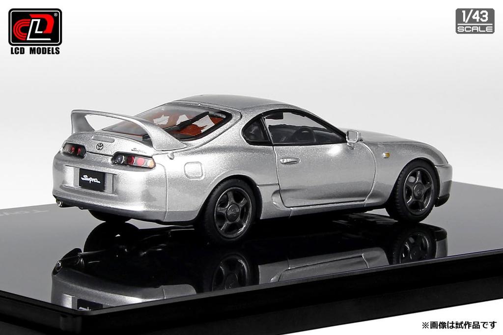 LCD Model Scale Toyota Supra A80 Silver Finished Model LCD43009SI 1/43