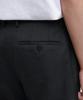 MUSINSA STANDARD Wool Tapered Hidden Banding Crop Slacks [Charcoal Gray]