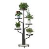 Flower Stand Metal Round On Wheels 130X40 Cm