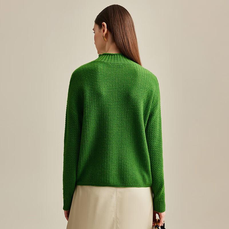 Zhao Jun Women's Pure Cashmere Semi-High Neck Sweater