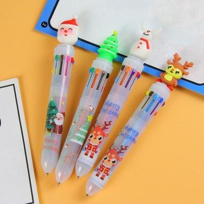 Kreativer Zehnfarb-Kugelschreiber - Festliches Studentengeschenk & Journal-Accessoire