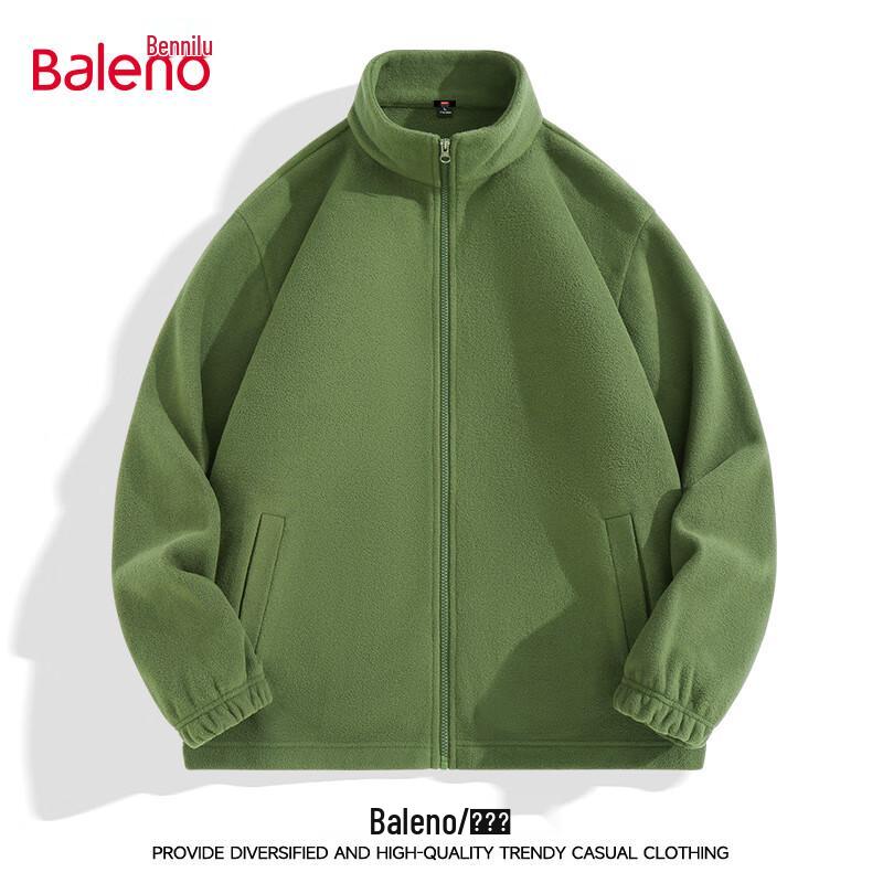

Baleno Men s Fleece-Lined Stand Collar Casual Jacket 2XL
