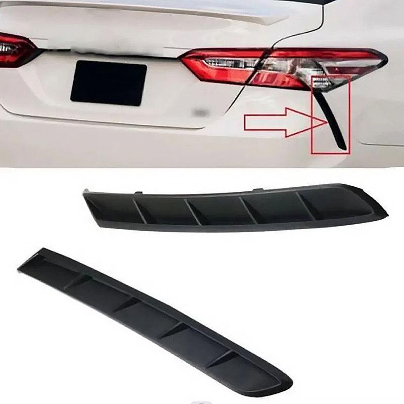 2pcs Rear Side Bumper Bracket Extension Trim Cover Tail Light Frame for Toyota Camry SE / XSE 2018 52166-06030