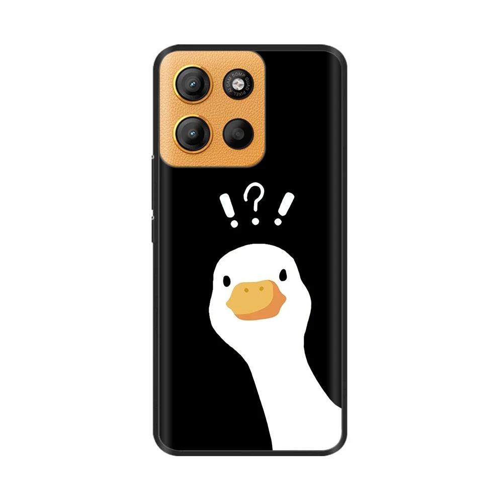 For Motorola G15 Case Cute Phone Case Funny Back Cover For Moto G15 Power Camera Protection Soft Original Liquid Silicone Cases