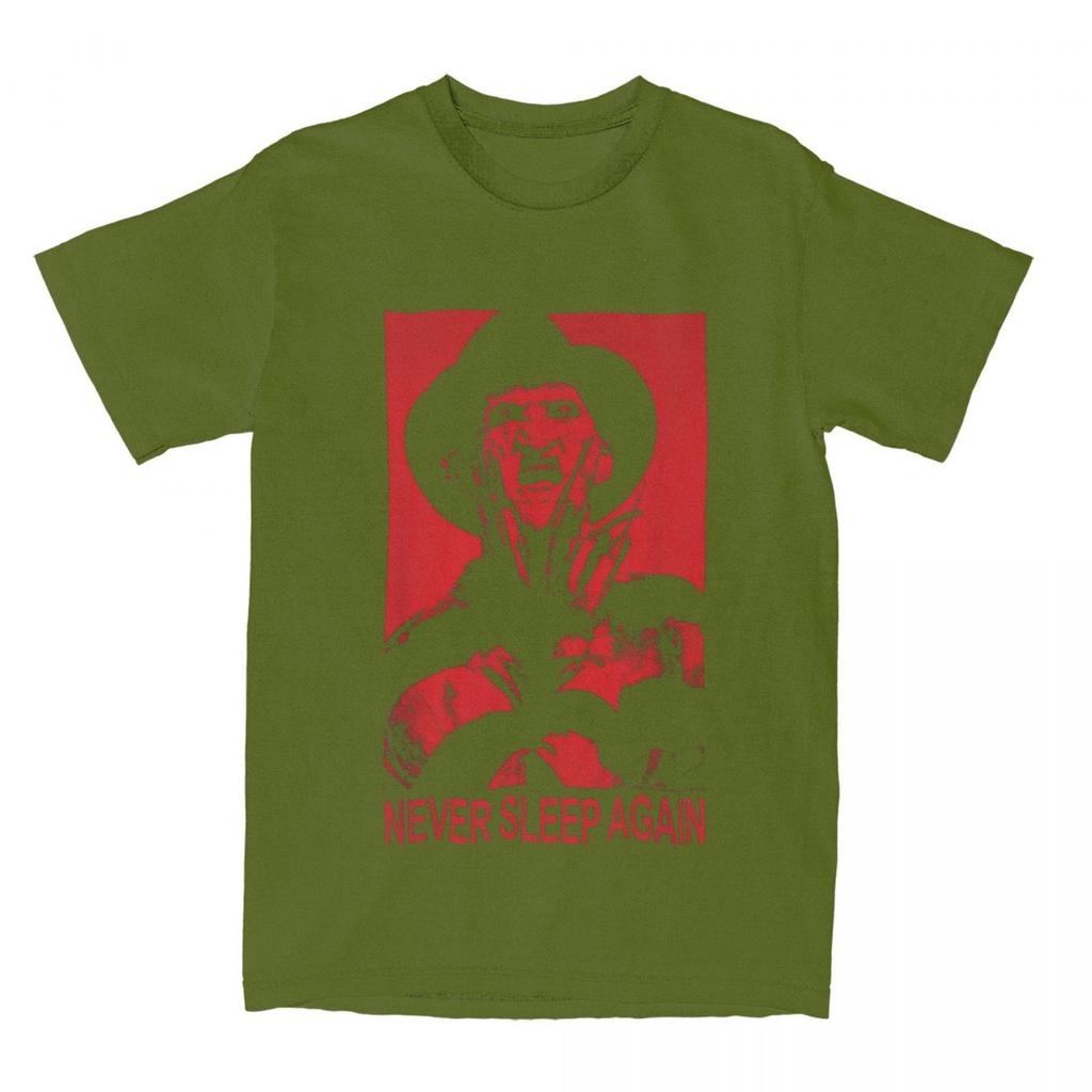 Elm Street Nightmare T-Shirt F-Freddy K-Kruger Hipster T-Shirts Short Sleeves Awesome Tshirt Summer Cotton O-Neck Clothes