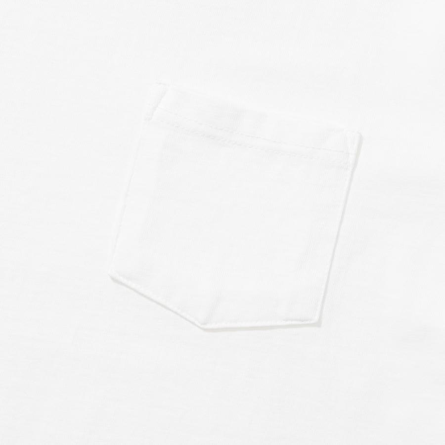 CITY STREET Vintage Washed Pocket Tee - Off White