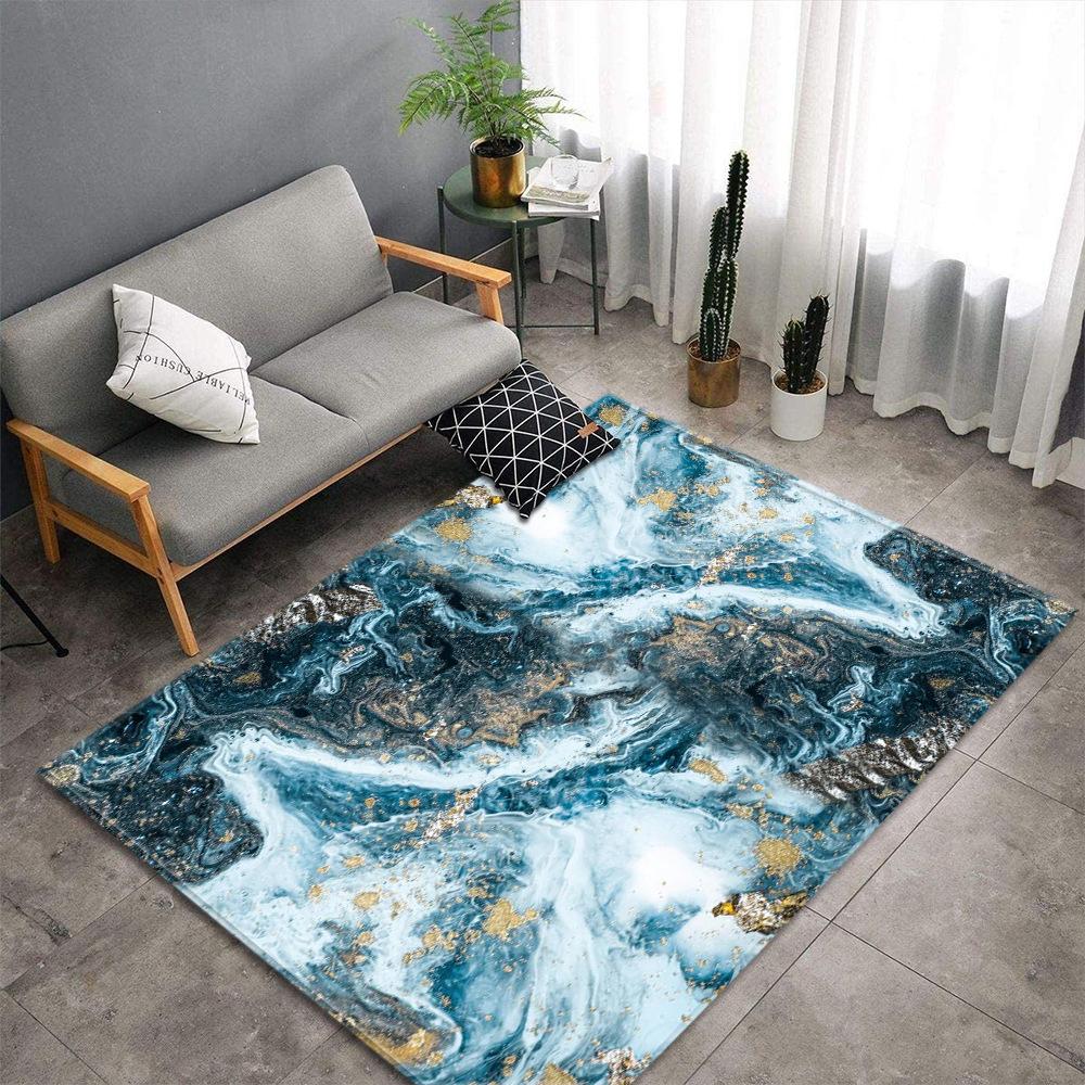 Marble Living Room Carpet Bedroom Dining Room Floor Mat Dimensions