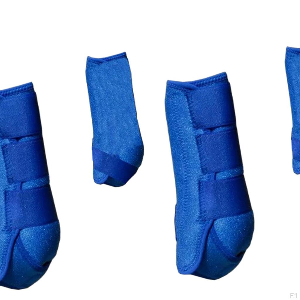 4 Horse Boot Leg Protectors Portable Multifunctional Professional Wraps Front Rear Legs