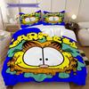 Garfield Cat Blue Background Bedding 1 Duvet Cover 2 Pillowcase Without Core Duvet Cover And Pillowcase Christmas Birthday Gift Bedding Set