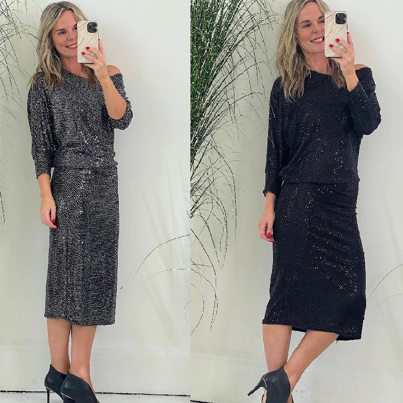 2023 European & American Autumn/Winter Sequin Nightclub & Evening Dress