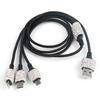 Car Decoration Car Styling Diamond Auto Parts Fashion Diamond Car Charger 3-in-1 5V 2.1A Dual Port Quick Adapter