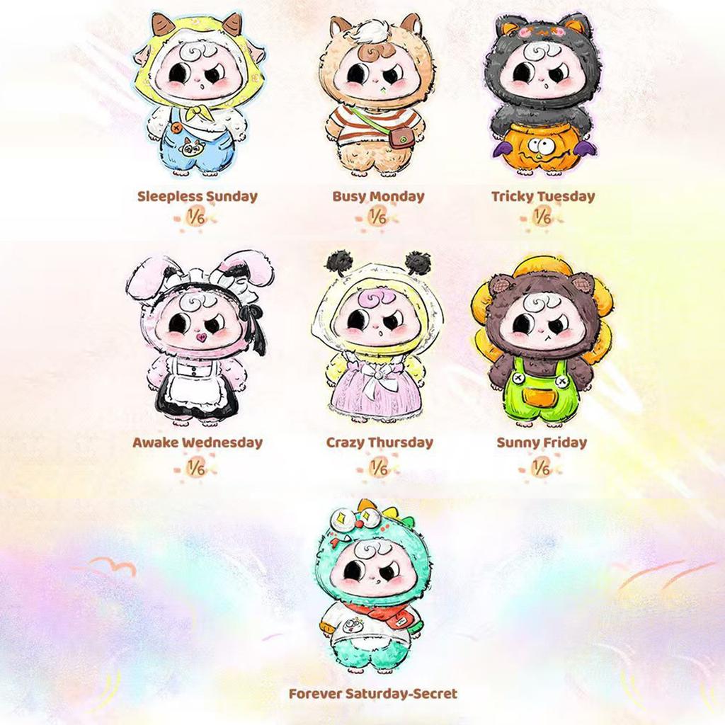 Cute Vinyl Plush Figures, Take A Of Bear Series Plush Doll, Kawaii Collectible Toys Figure Mystery Box For Birthday Gifts, Single Box