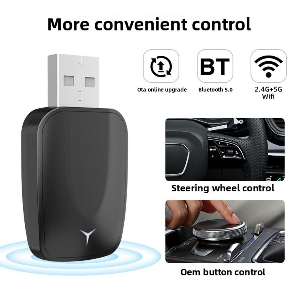 2 In 1 Wireless CarPlay Box Android Auto Adapter Convert Wired To Wireless CarPlay for Easy Car Navigation