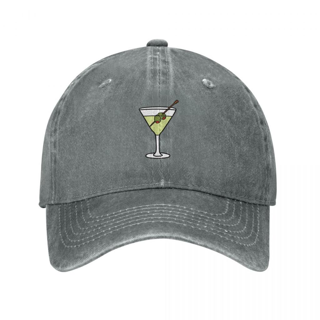 Cool Martini Cocktail Baseball Cap Hat Beach Luxury Hat Beach Bag fishing caps Unisex Womens Beach Outlet Unisexs