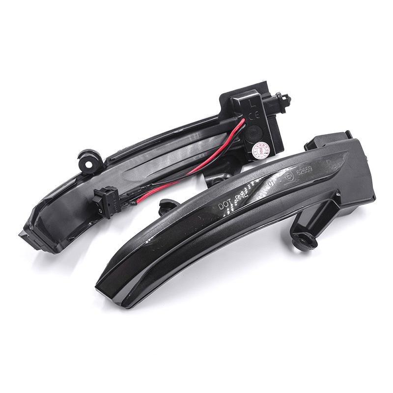 2x Smoked For Renault Megane 4 IV Clio 5 V Talisman Dynamic Led Rearview Side Mirror Blinker Indicator Lights Turn Signal Lamps