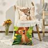 Classic Cartoon BBambiS Kawaii Throw Pillow Covers Pattern Cushion Cover Suitable For Sofa Bedroom Car Pillow Cover