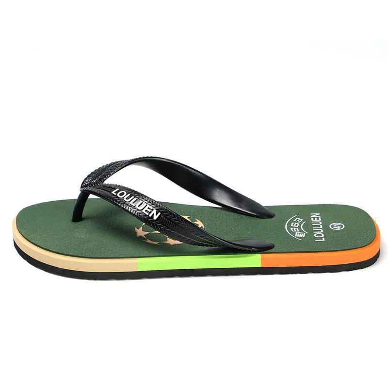 Summer flip-flops men's rubber outdoor casual beach slippers outer pinch sandals