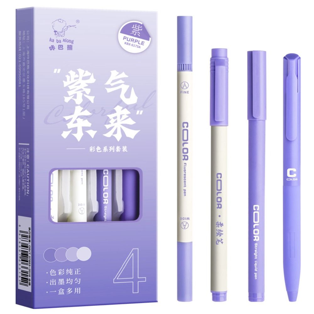 ST Tip Double-head Highlighter Pen Student Specific Ballpoint Pen Stationery Pen Set  Stationery 01