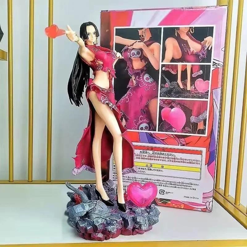 

30cm Anime One Piece Figure Boa Hancock Sexy New Girl Pvc Action Figurine Light Statue Model Toys Gift