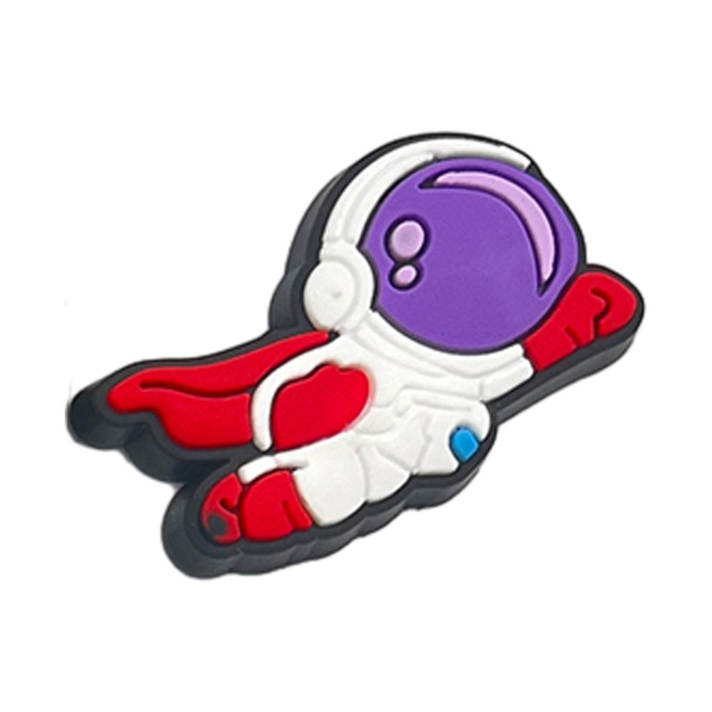1-20pcs New Astronaut Series Shoe Charms Set for Clogs Bogg Bag Bubble Slides Sandals PVC Shoe Decorations Beach Bag Accessories