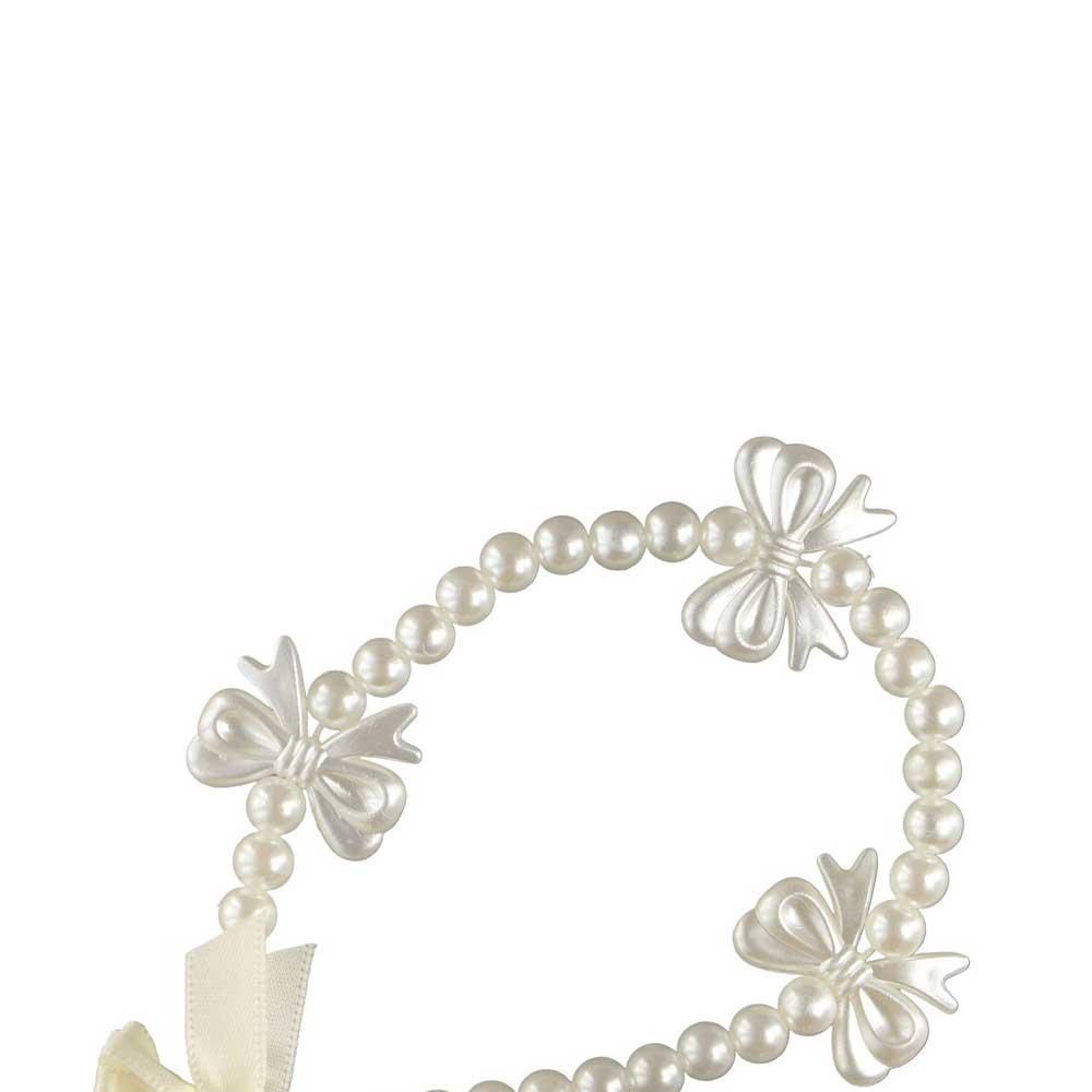 Rope Phone Chain Short Rope Pearl Bow Mobile Phone Straps Hand Strap Wrist Hand Lanyard Phone Charm