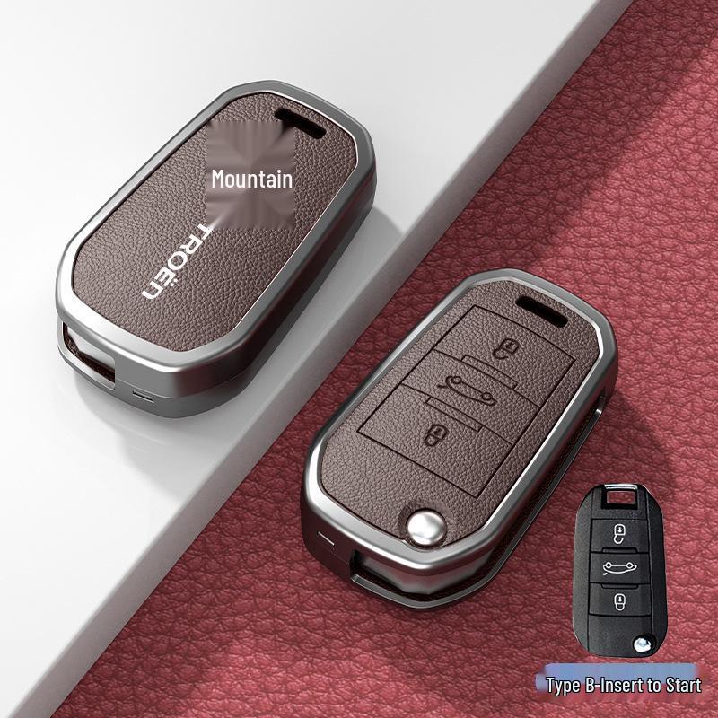 Car Key Cover & Buckle for Citroen C3XR, C4L, Tianyi, C5, C4 Sega, Elysee, C6 Models