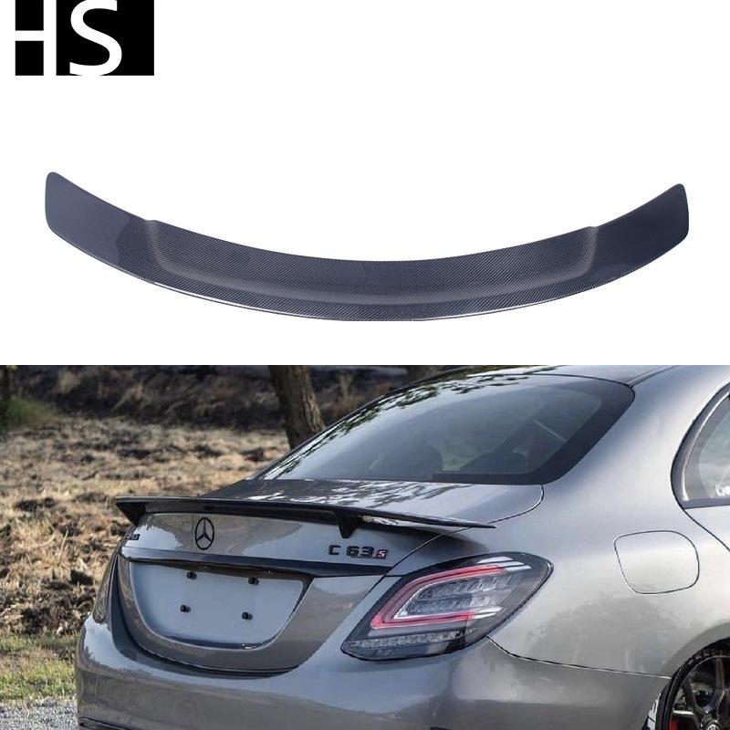 

Спойлер заднего крыла из углеволокна для Mercedes-Benz C-Class W205 2014-2021 (Стиль RT, 4-дверный) Yes чёрный