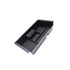 ABS Car Center Console Organizer Upgrading 4 Compartment Stylish Decorative Organizing Storage Tray Part Accessories