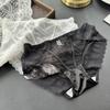 Ladies Spring and Summer Sexy High Slit Mesh Lace Panties