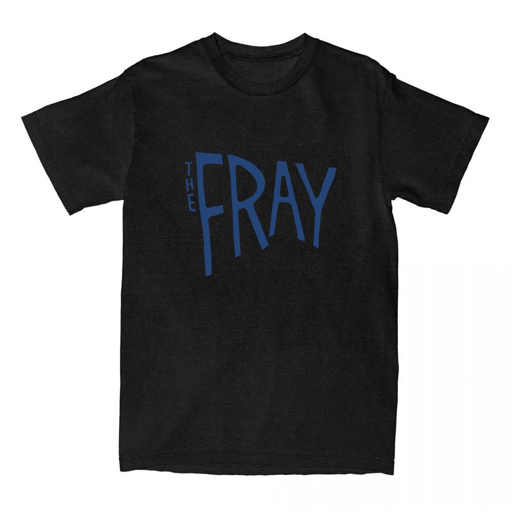 THE FRAY Pásmové Grafické Tričko s Krátkým Rukávem Bavlna Volné Pánské Tričko Unisex Streetwear Těžká Mentální Ležérní Pánské/Dámské Oblečení Tričko