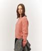 Seteo (W) Essen Two-Tone Mohair Blend Knit Pink