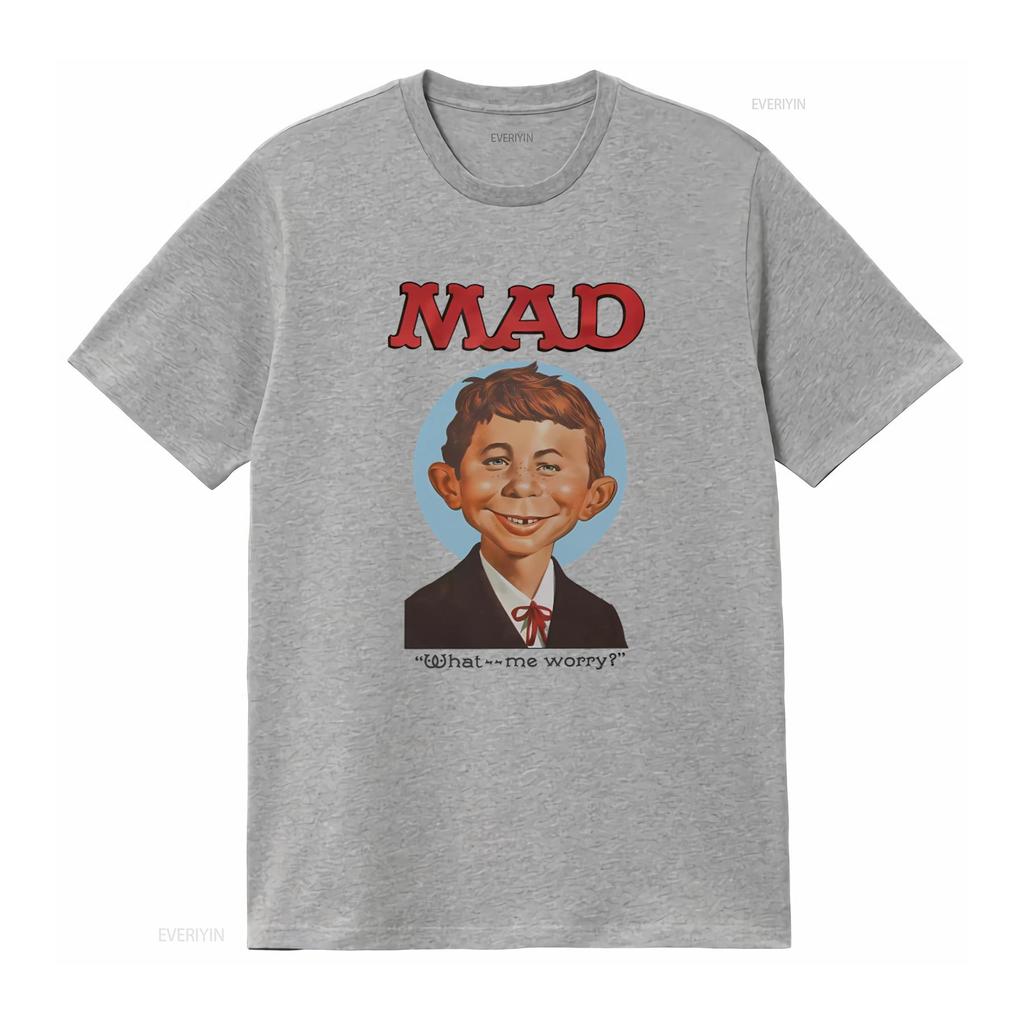 Maglietta Promozionale Unisex Alfred E. Neuman Mad Magazine Vintage 1987 Rara Nuova Taglia L What Me Worry Grafica Leggermente Vintage